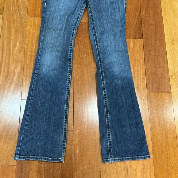 ARIAT Ruby Bootcut Jeans Low Rise Womens Bling Jeweled Embellished size 30L - Picture 6 of 12
